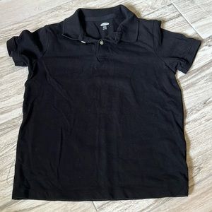 • Old Navy black colored stretch polo, 6/7 •